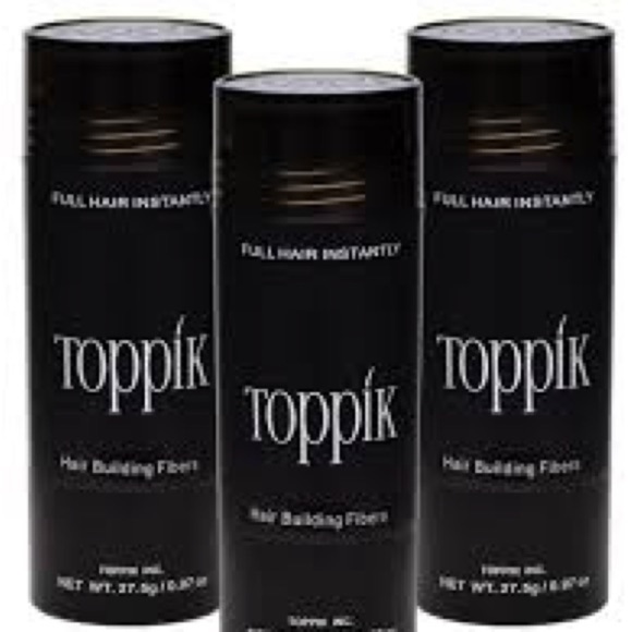 Toppik (pack of 3) black / Brown/grey/ Red Hair Fibers new and sealed - Picture 2 of 3